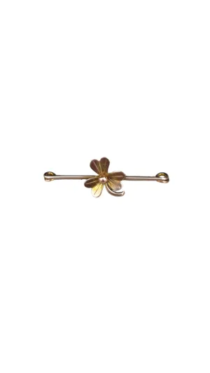 119 GLD Split Brooch