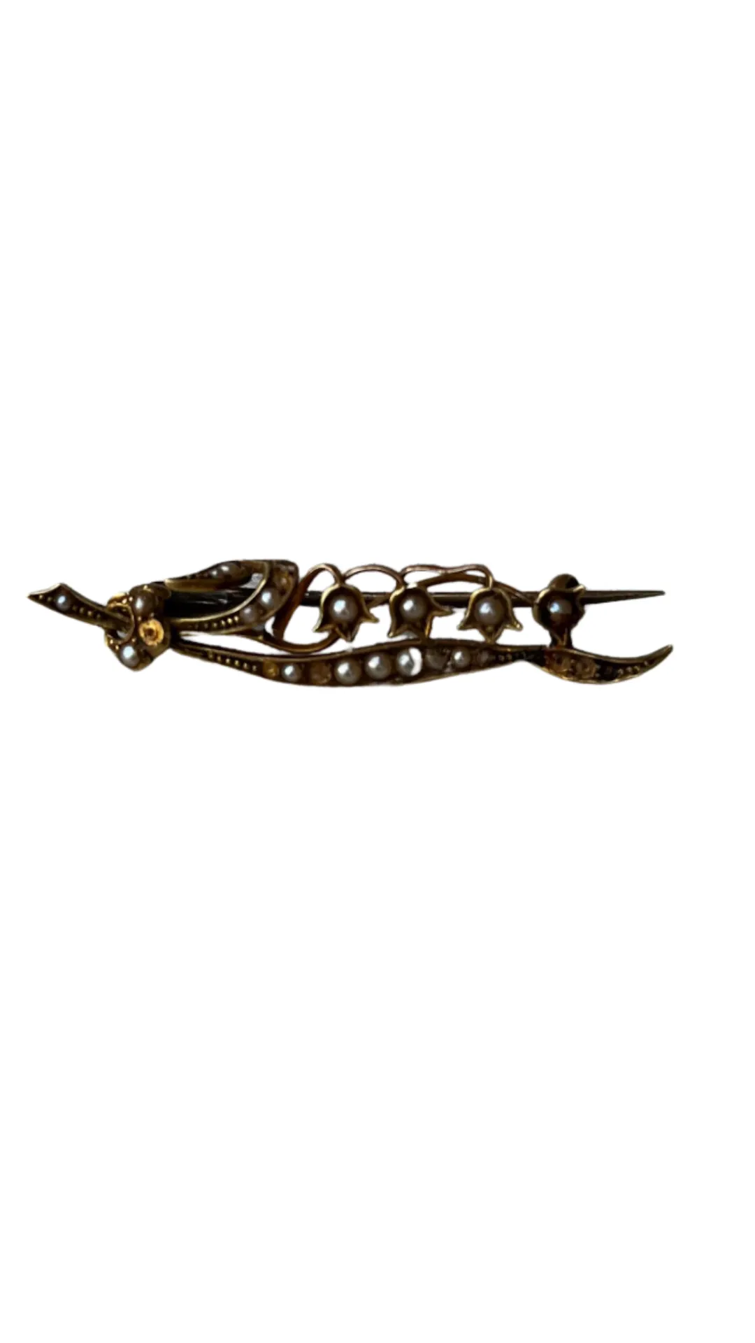 119 GLD Split Brooch