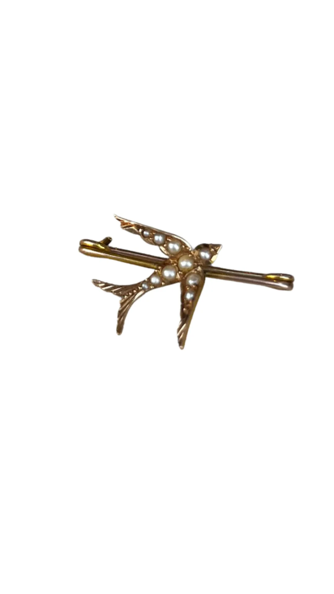 119 GLD Split Brooch
