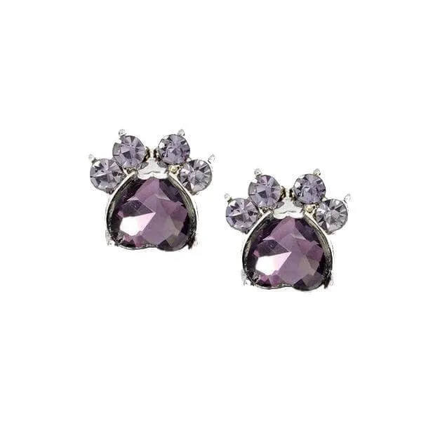 Birth Stone Crystal Earrings