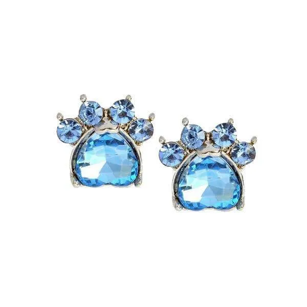 Birth Stone Crystal Earrings