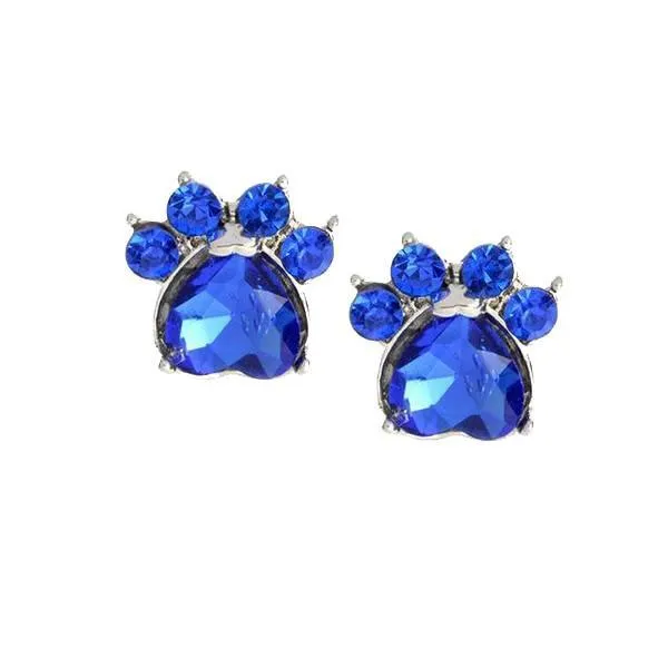 Birth Stone Crystal Earrings