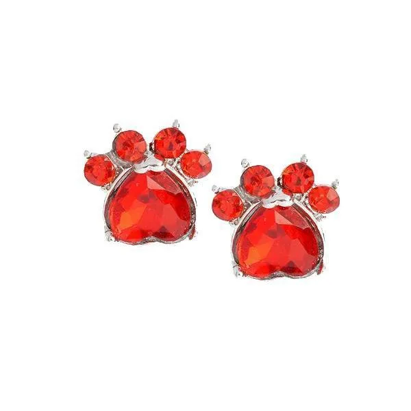 Birth Stone Crystal Earrings