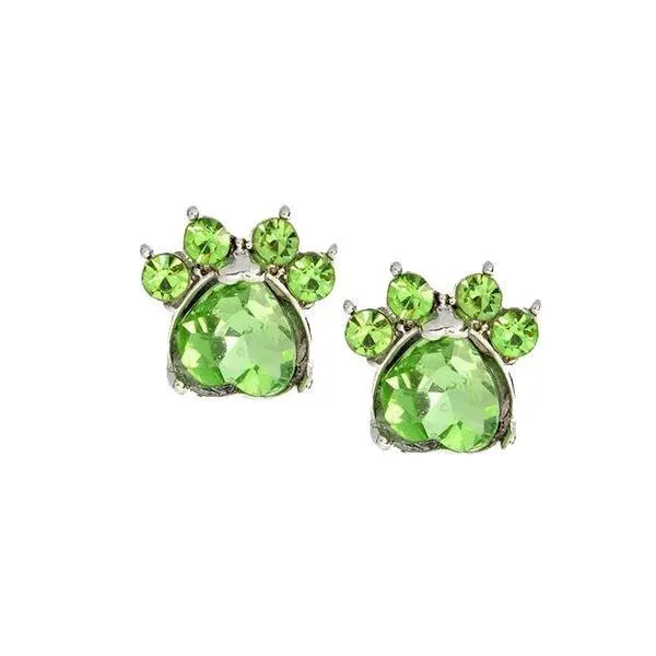 Birth Stone Crystal Earrings