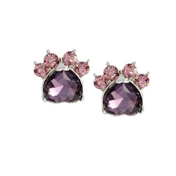 Birth Stone Crystal Earrings