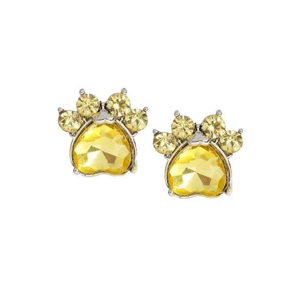Birth Stone Crystal Earrings