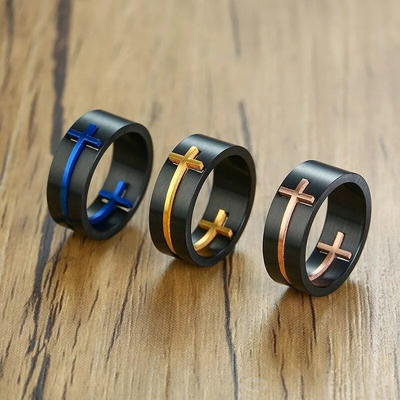 Christian Ring <br> Cross