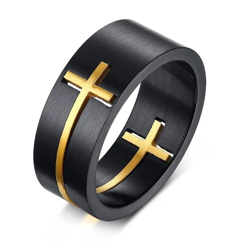 Christian Ring <br> Cross