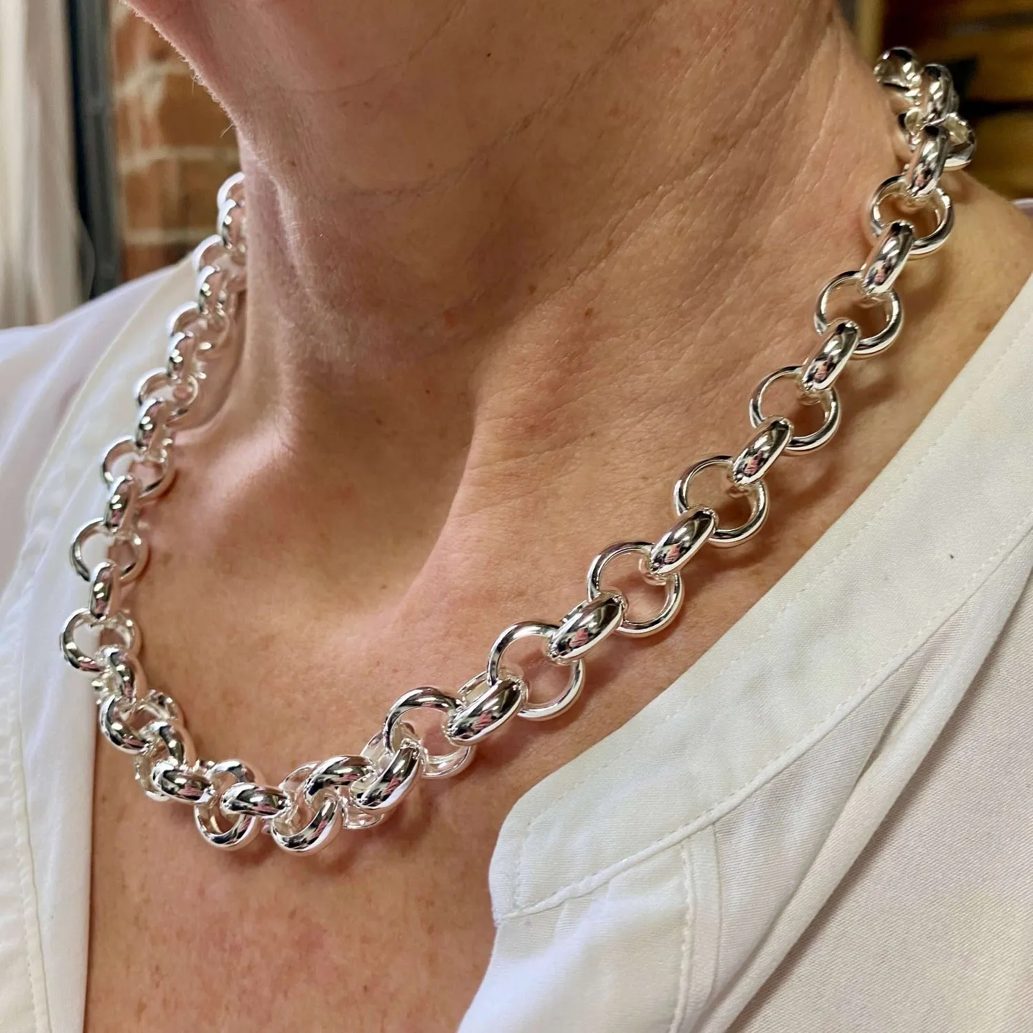 Classic Statement Link Necklace