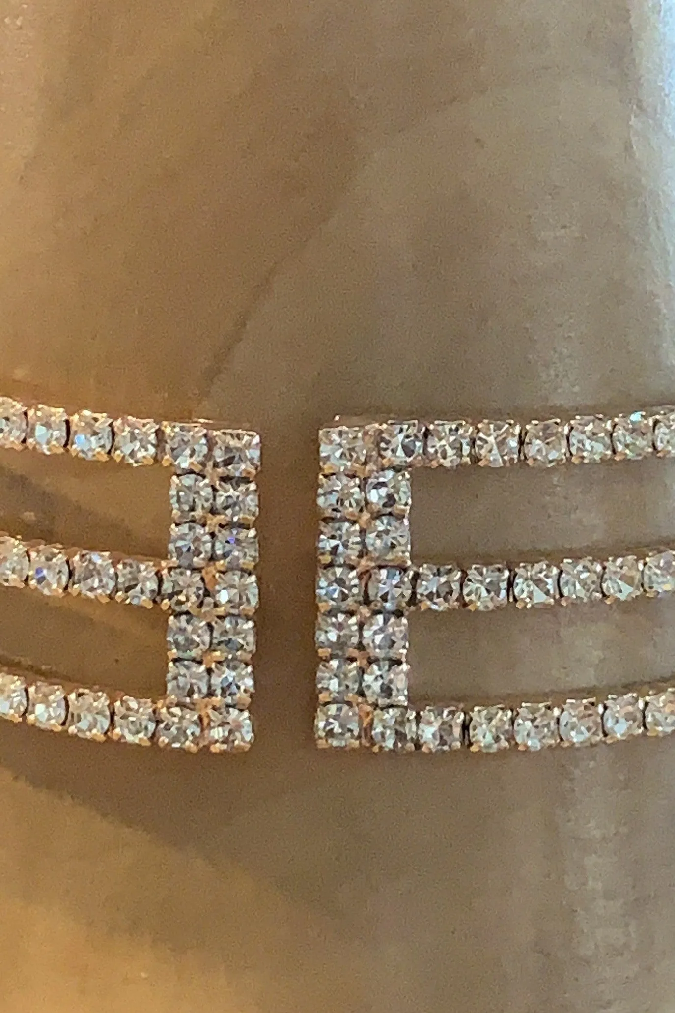 Crystal Avenue Cubic Zirconia Rose Gold Hinged Bracelet