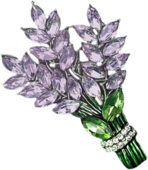 Gatuida Brooch Pins for Women Fashion Badge Pins for Clothes Lavender Lapel Pin for Men Brooches for Women Mothers Day for Mom