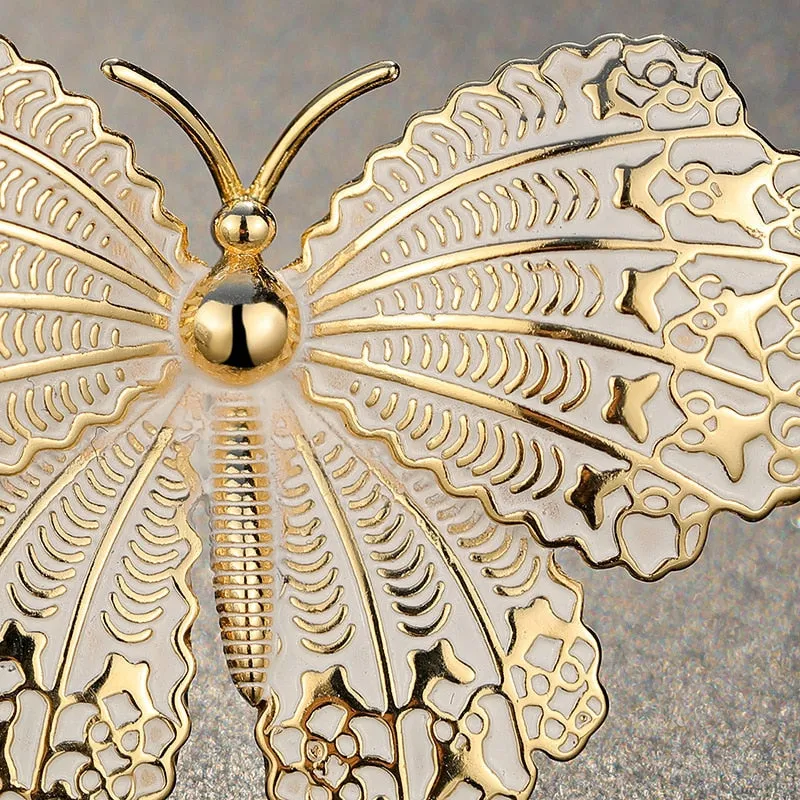 Golden Butterfly Vintage Brooches For Women