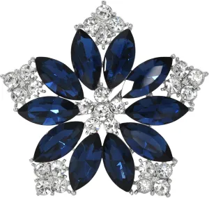 Gyn&Joy Crystal Blooming Flower Brooches For Women