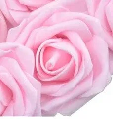 JANAI ~ White & Silver Cascade Real Touch Roses Brooch Bouquet