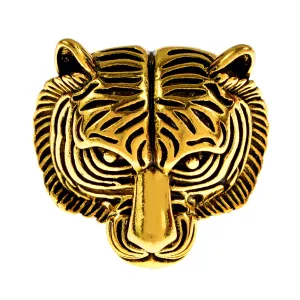 New Vintage Metal Tiger Face Head Brooch Pins For Women And Men