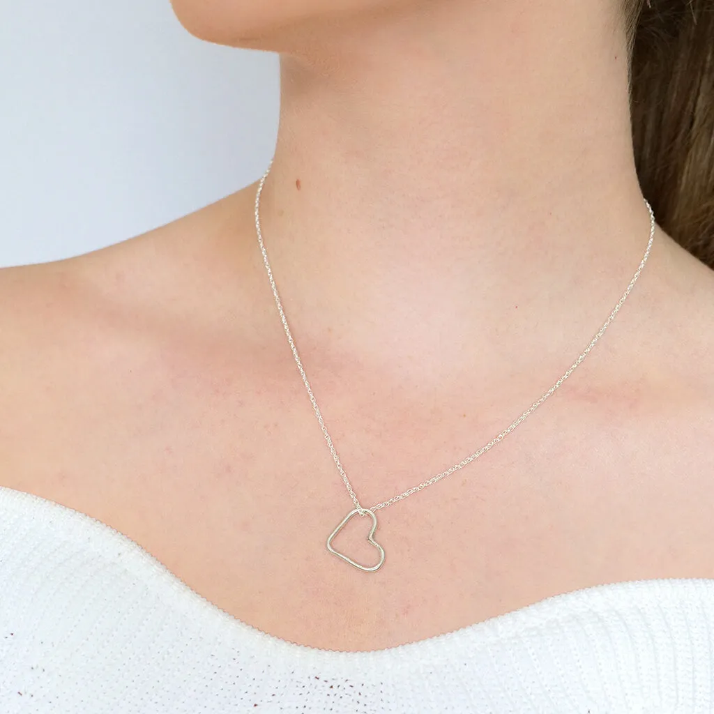 Open Heart Necklace