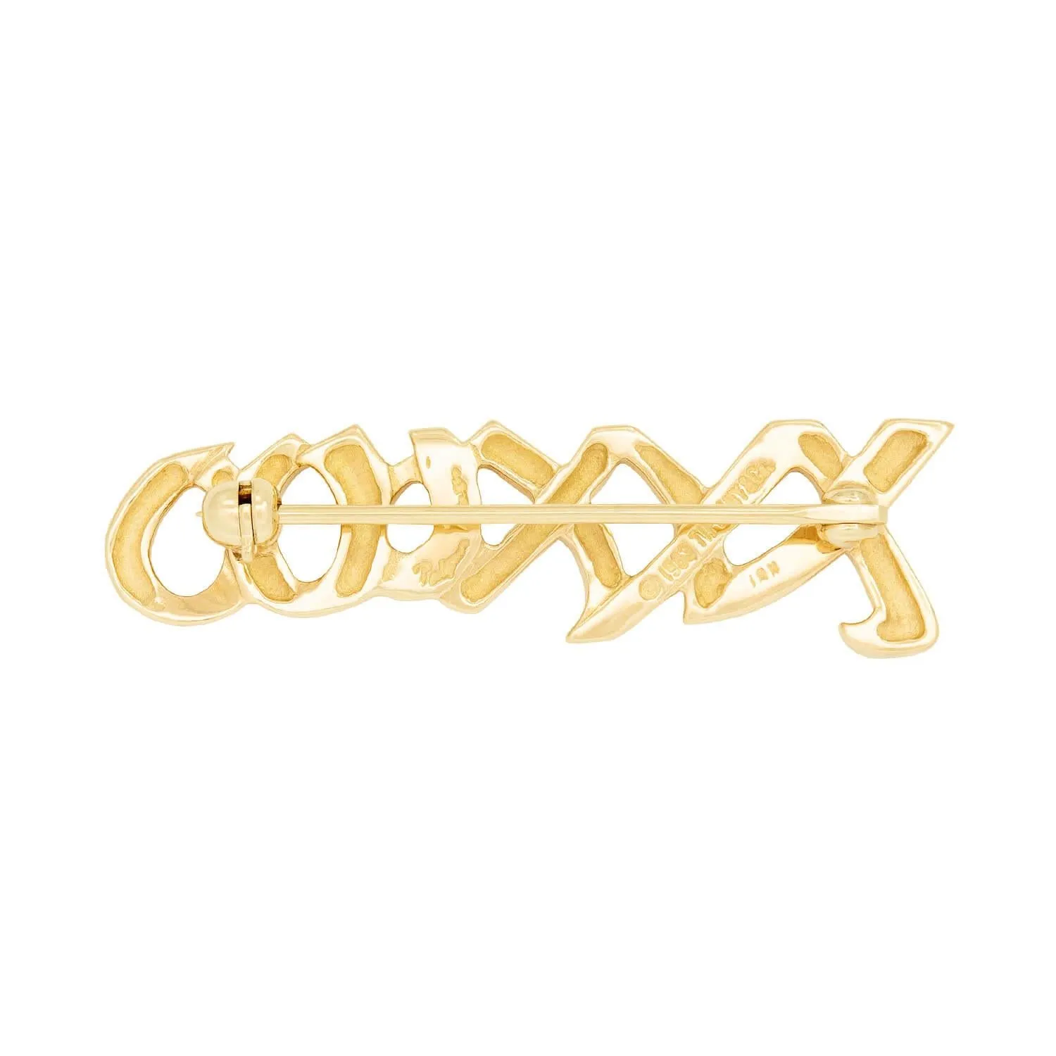 PALOMA PICASSO for TIFFANY & Co. Vintage 18k "XXXOOO" Pin