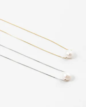 Pearl on Sterling Chain