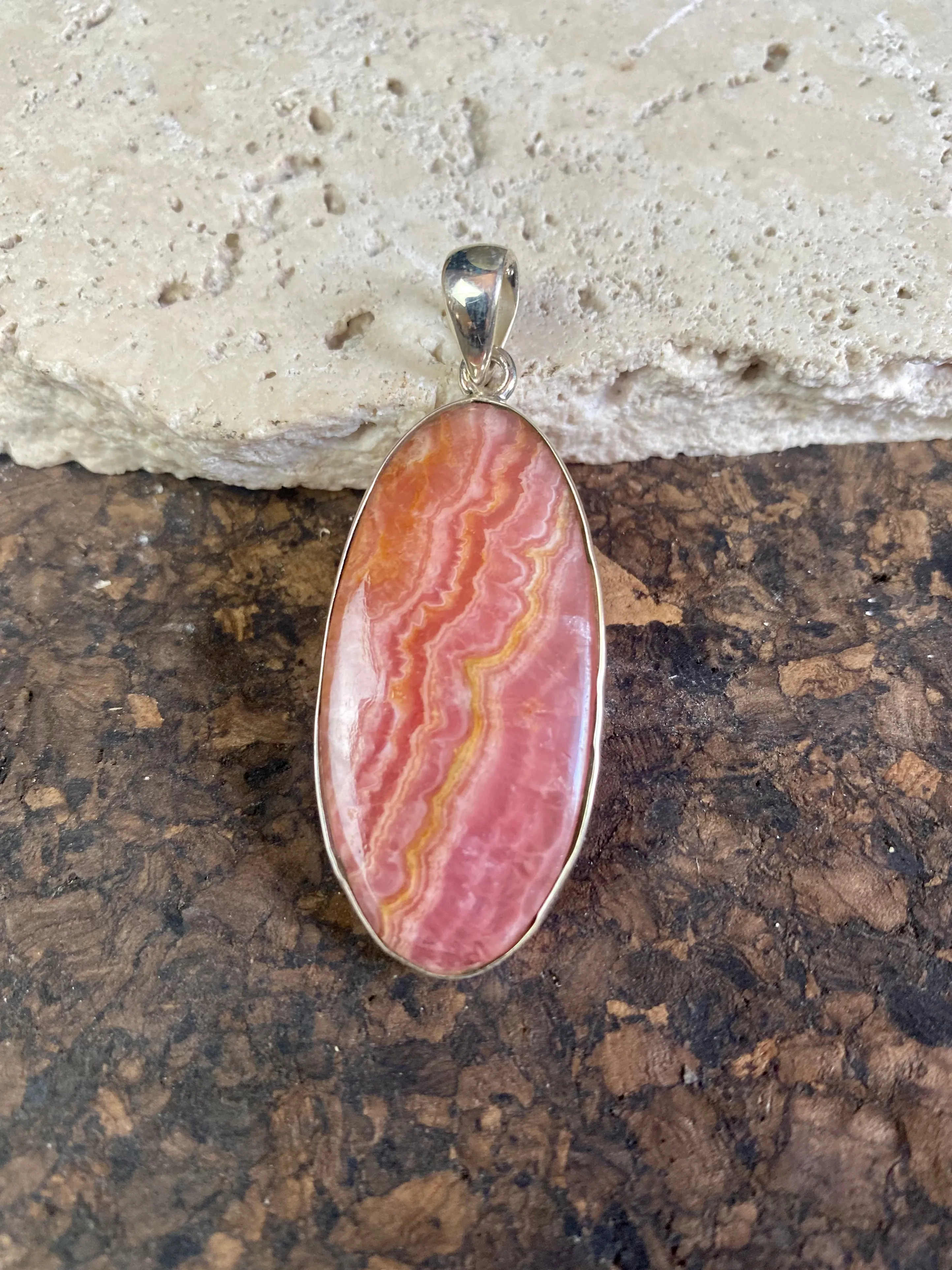 Rhodochrosite Pendants