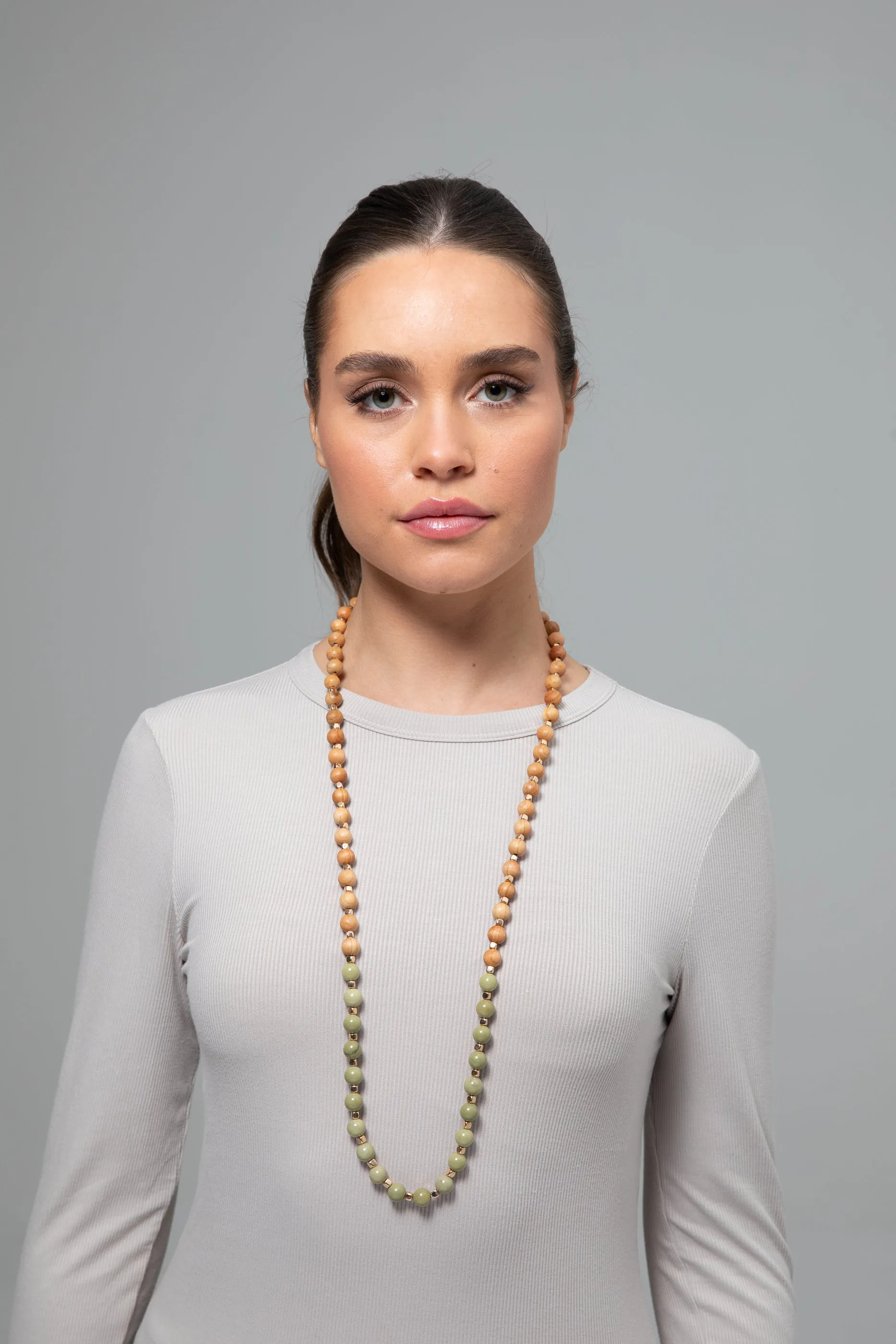 Sunset Necklace - Sage