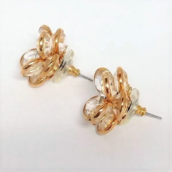 Swarovski Crystal Petal Flower Studs