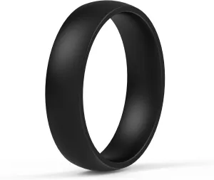 ThunderFit Unisex Silicone Rings, 1.7mm Thick Minimalist Rubber Engagement Rings