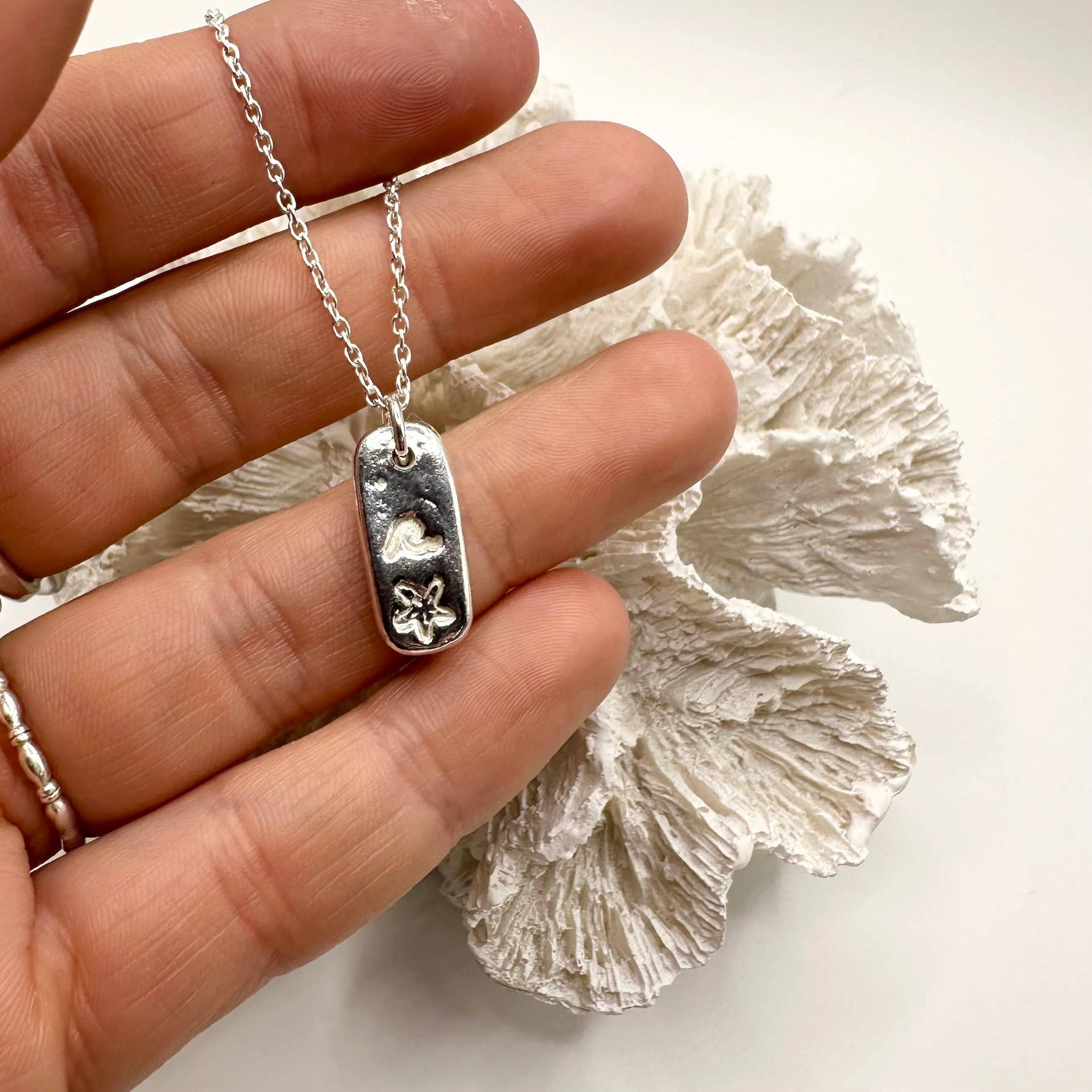 Under The Sea Silver Pendant
