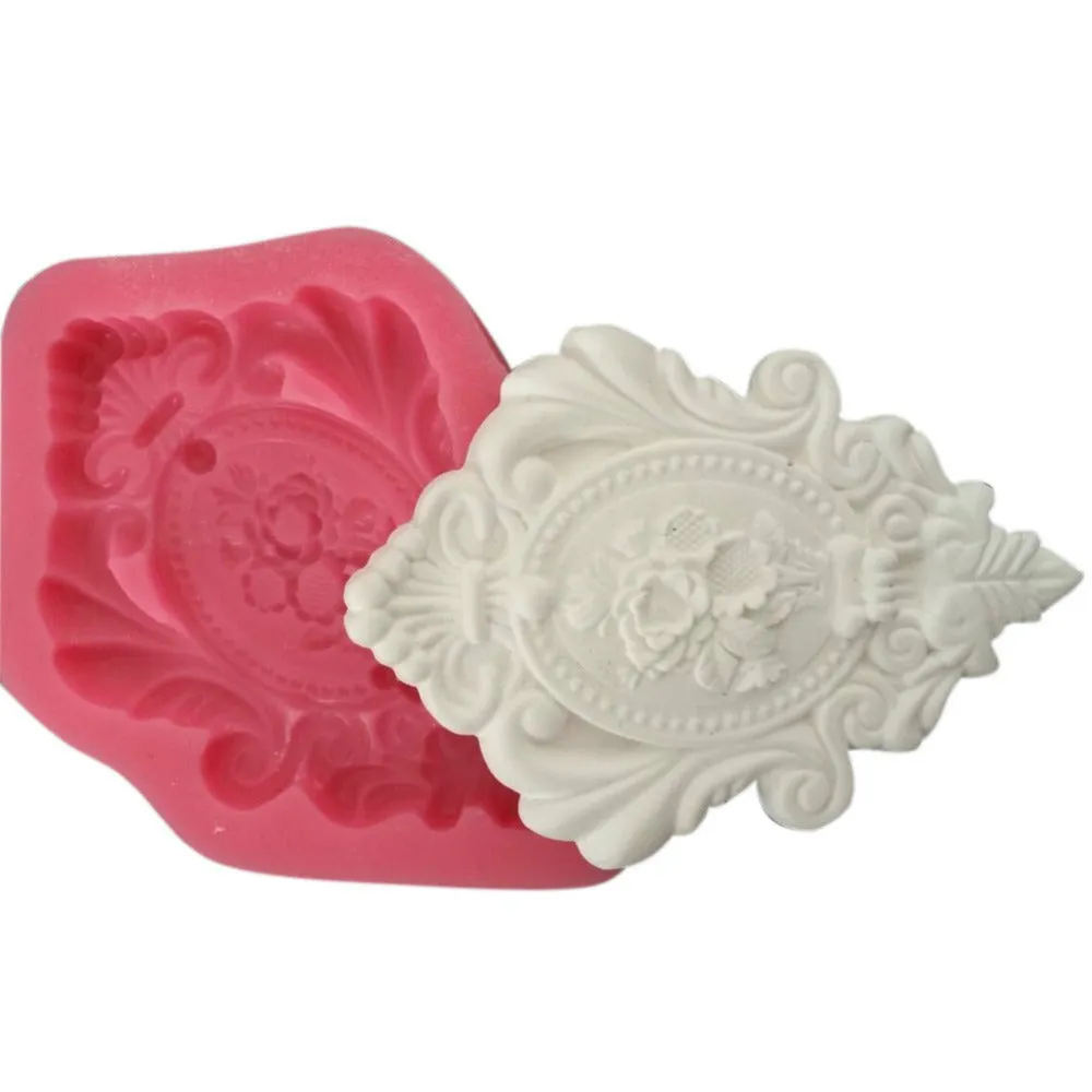Vintage Shield Brooch - Silicone Mold