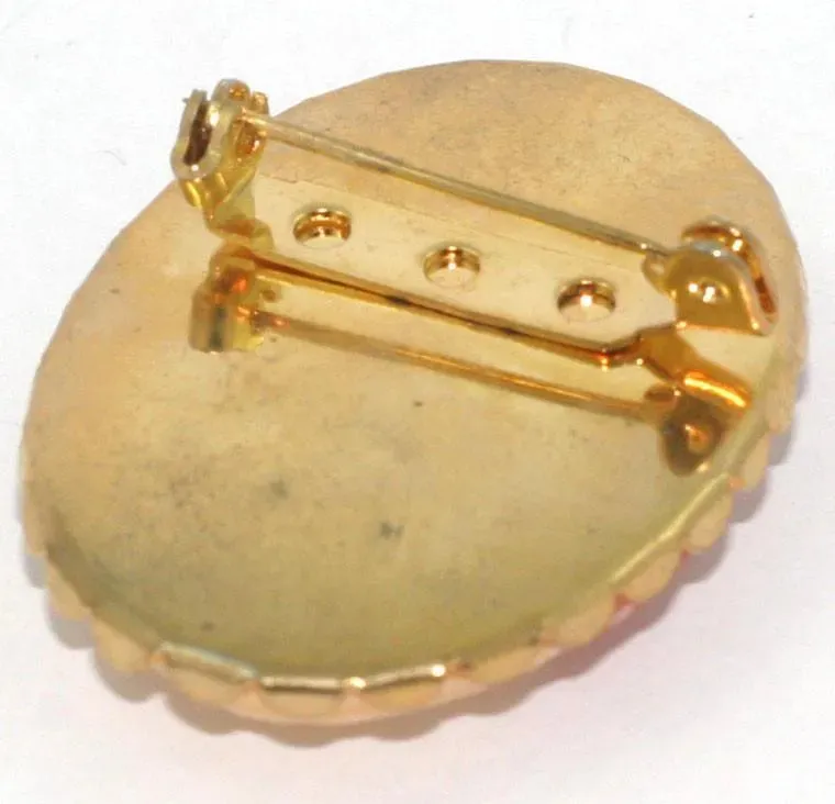 Vintage Single Face Cameo Brooch